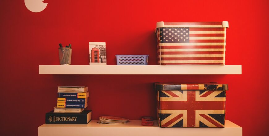 two gift boxes on floating shelf